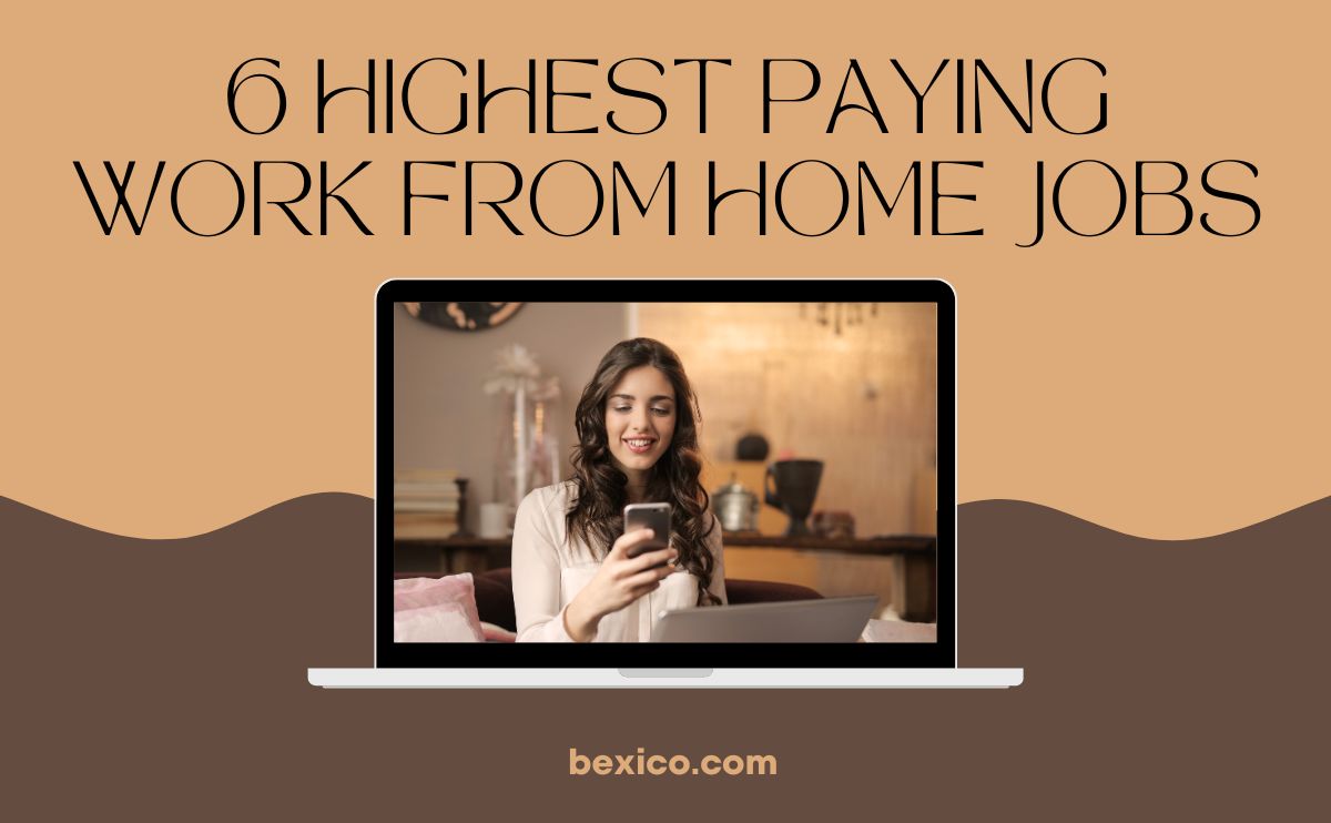 6 Highest Paying Work From Home Jobs to Make Money Online